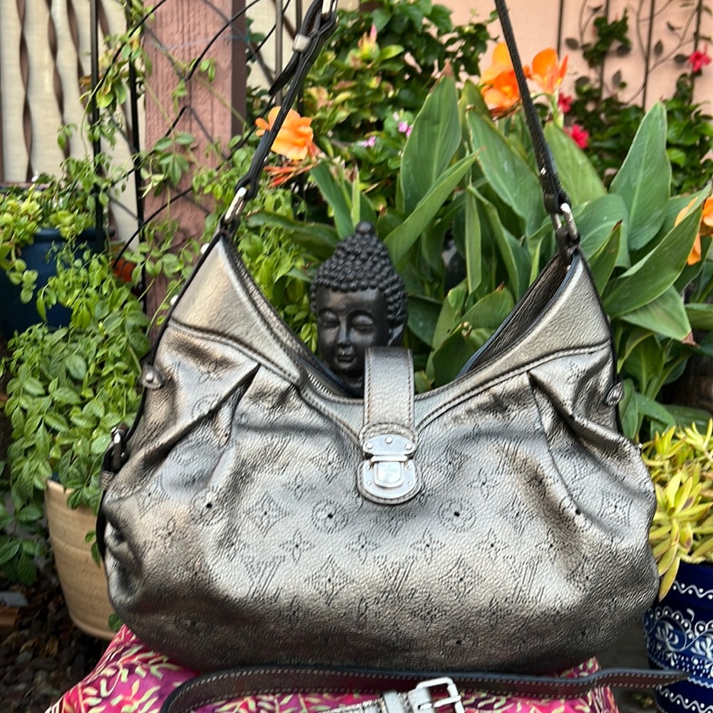Louis Vuitton Mahina Leather Perforated Monogram Bag